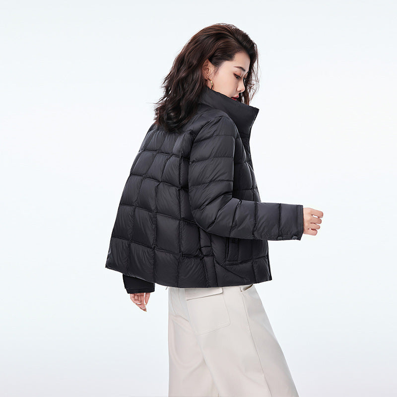Women's Lightweight Solid-Color Versatile Down Jacket