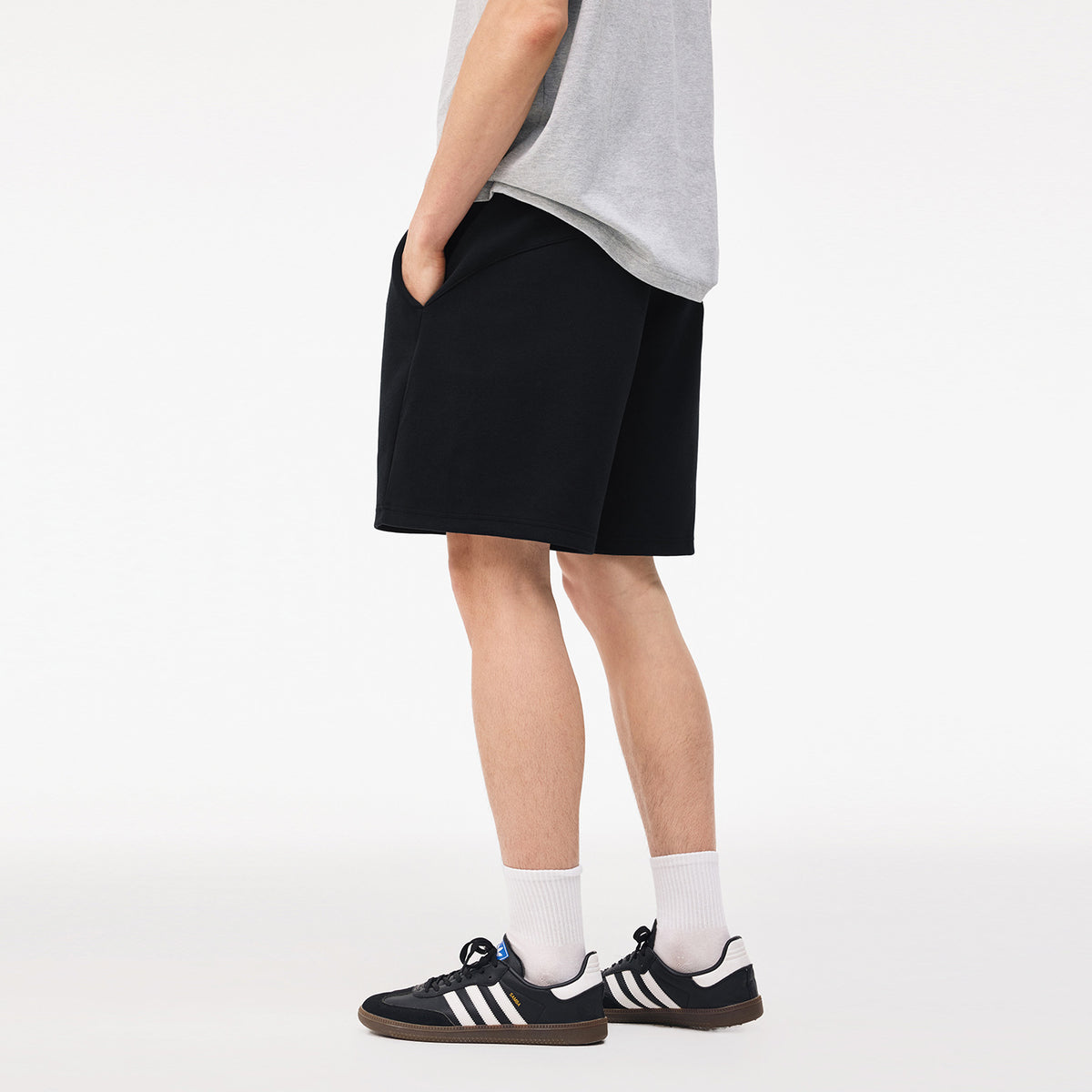 Cropped athletic sweatpants